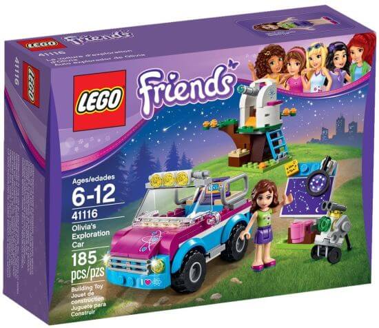 Stavebnice LEGO Friends Olivie a její průzkumné auto